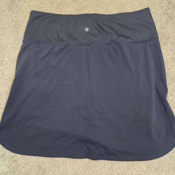 Athleta Skort Womens 1X Blue Fairway GolfSkort 18 Zip Pockets Built-in Shorts - Picture 9 of 12